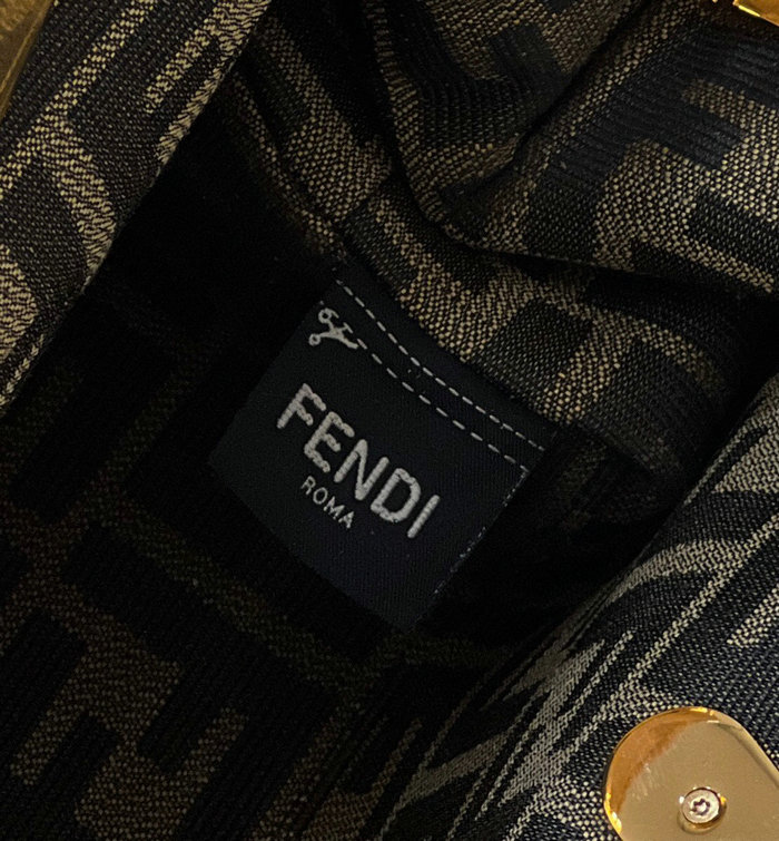 Fendi First Small Leather Bag Gold F80033