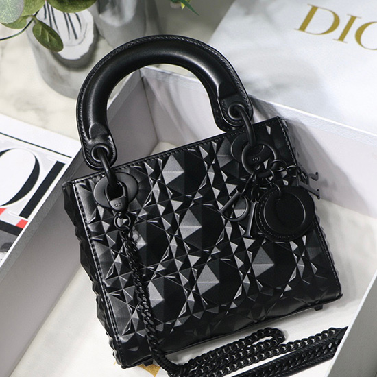 Mini Lady Dior Bag Black DM6003