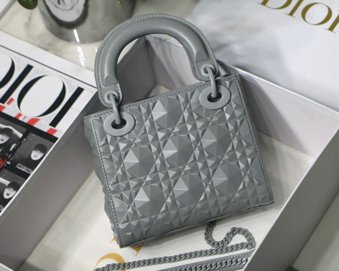 Mini Lady Dior Bag Grey DM6003