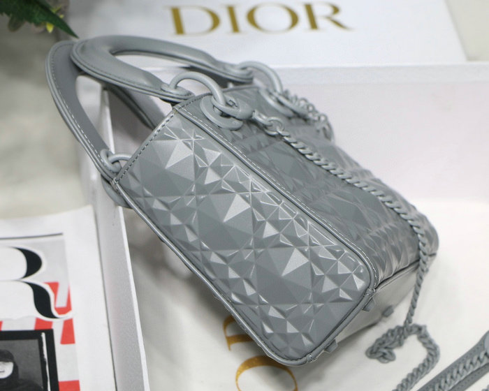 Mini Lady Dior Bag Grey DM6003