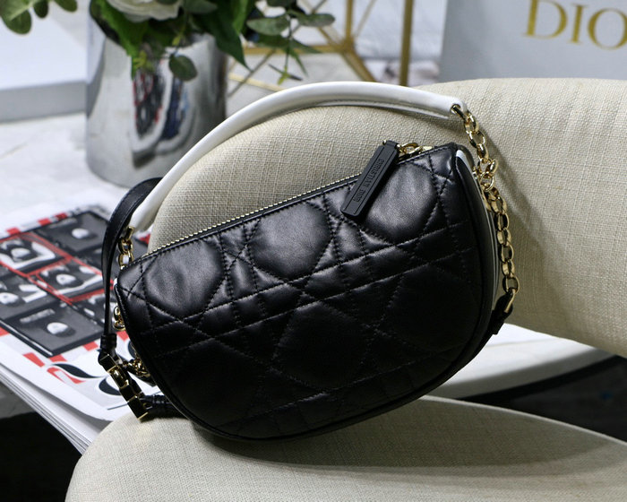 Small Dior Vibe Hobo Bag Black DM8022
