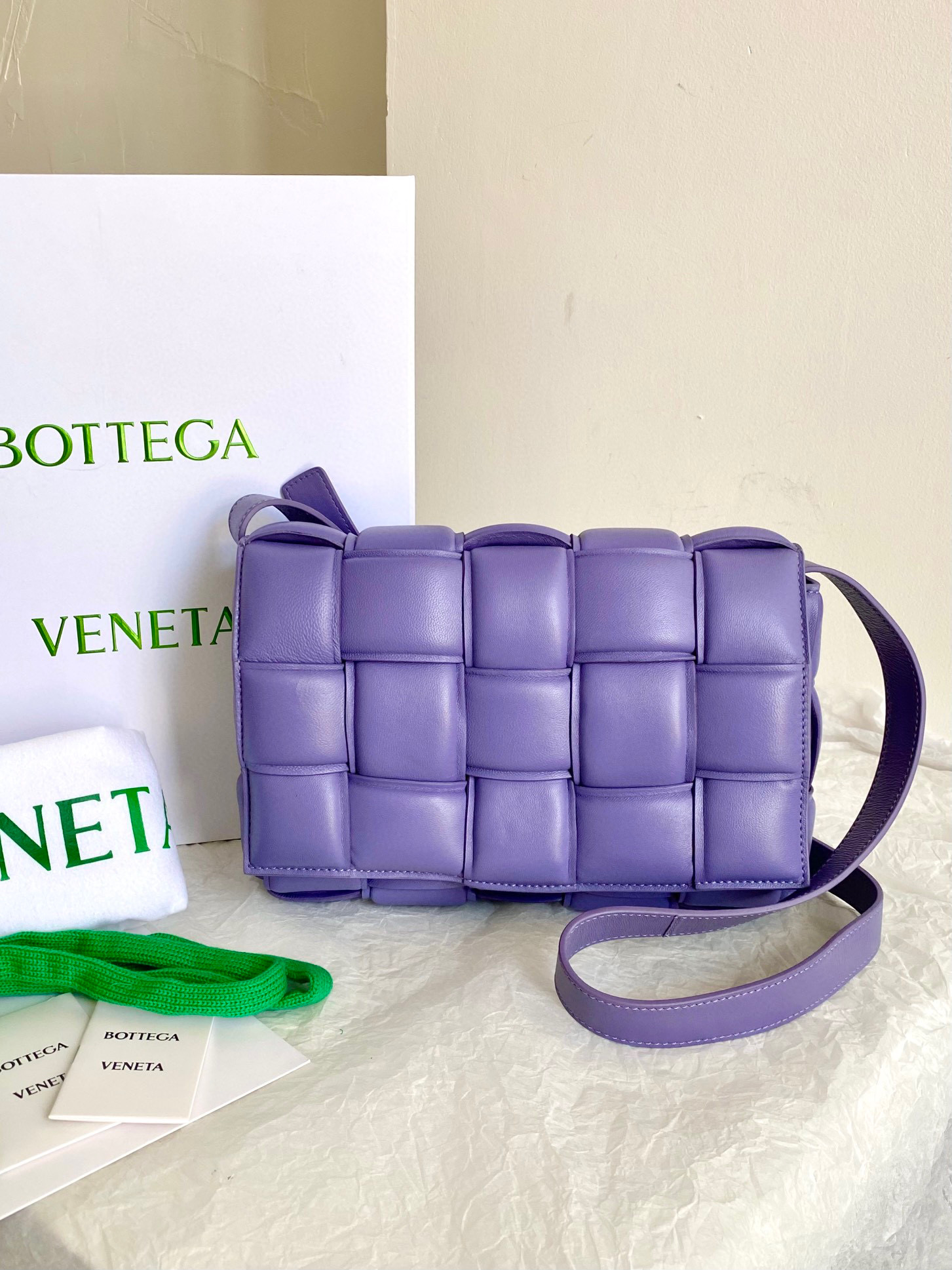 Bottega Veneta Padded Cassette Bag Lavender B591970