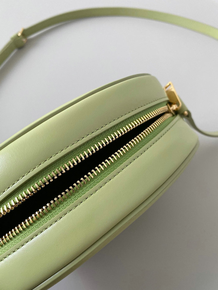 Celine Crossbody Oval Purse Cuir Triomphe Green C35508