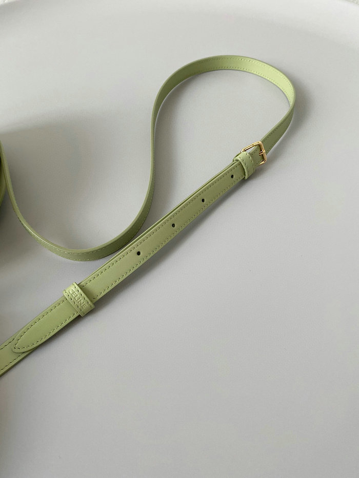 Celine Crossbody Oval Purse Cuir Triomphe Green C35508