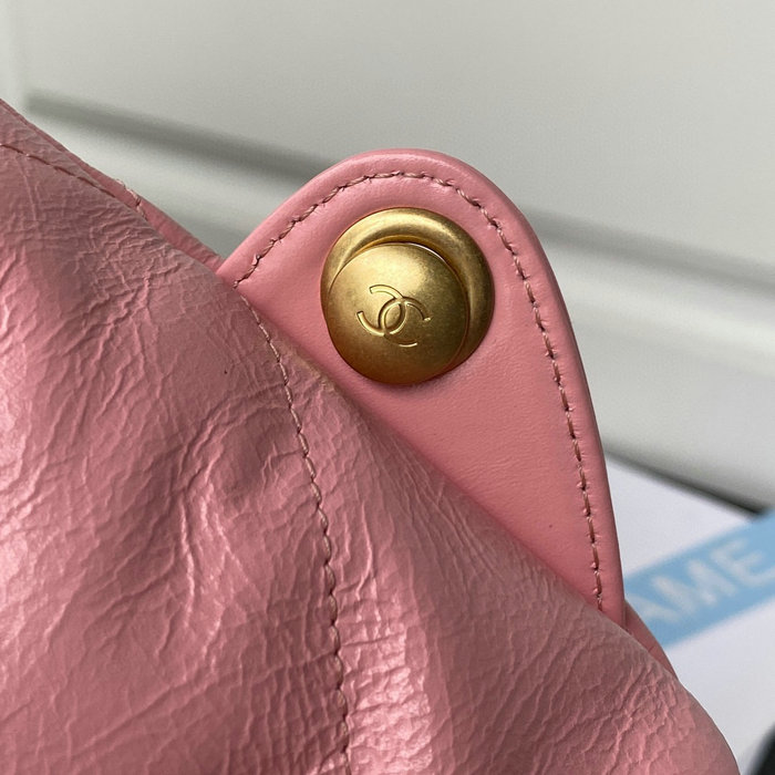 Chanel Calfskin Shopping Tote Pink AS3133