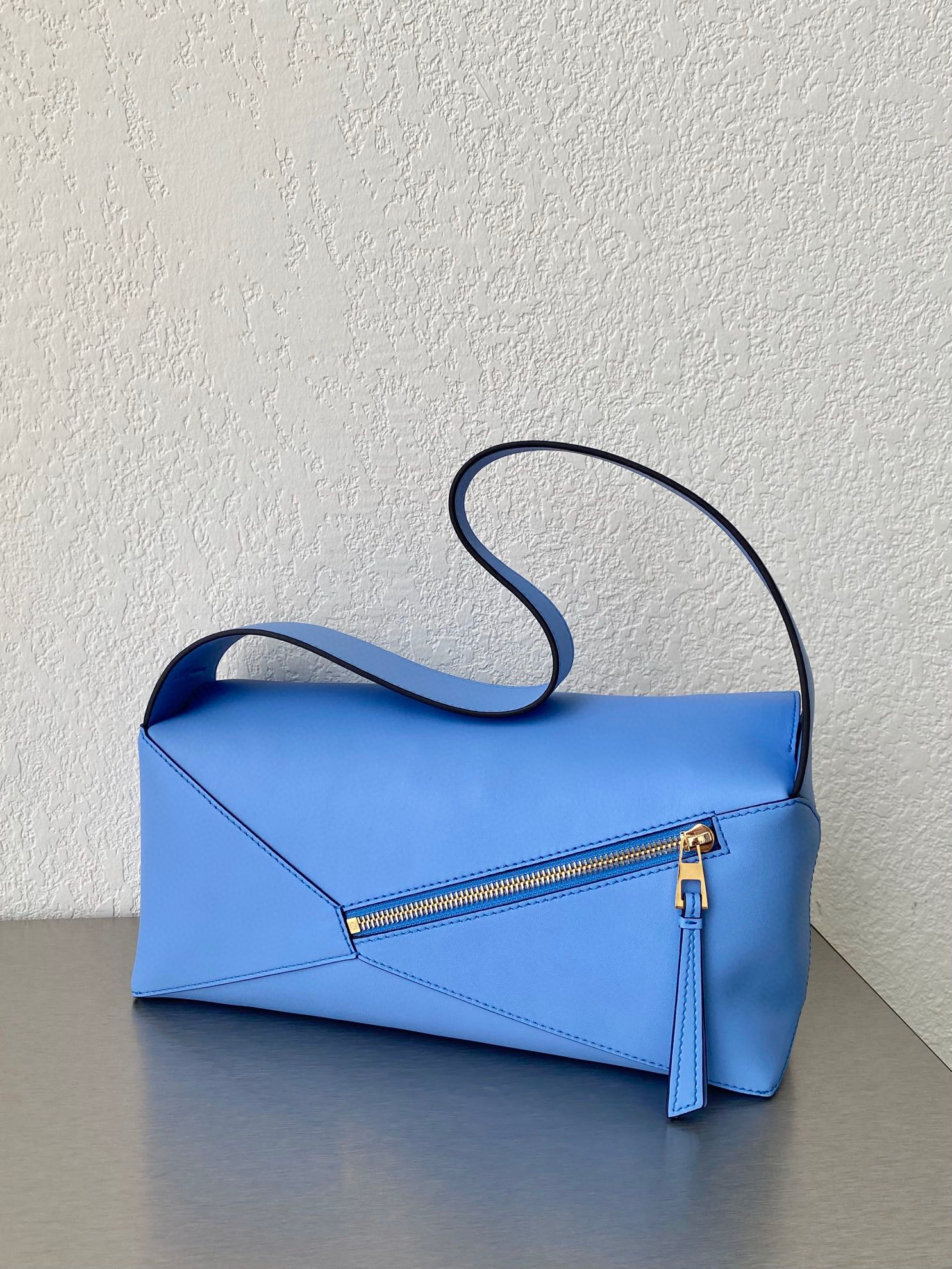 Loewe Puzzle Hobo Shoulder Bag Blue L51067