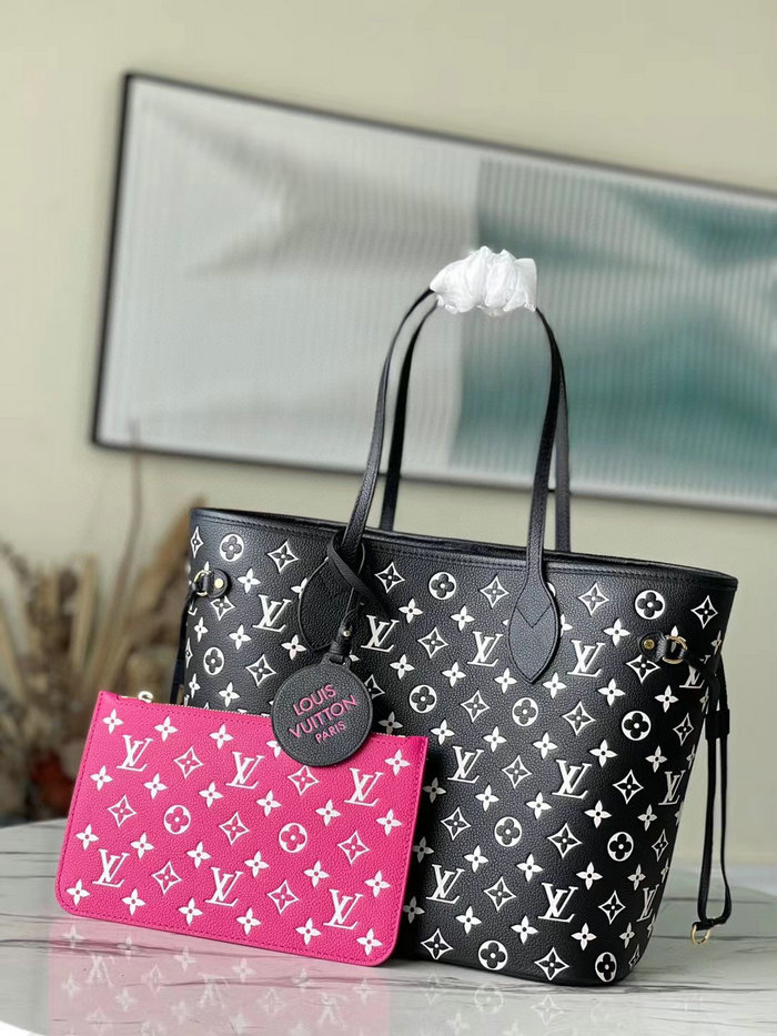 Louis Vuitton Neverfull MM Tote Bag Black M46103