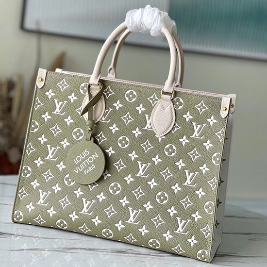 Louis Vuitton Onthego MM Tote Bag Green M46128