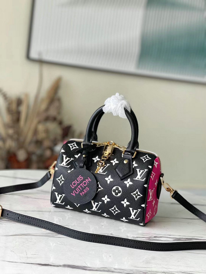 Louis Vuitton Speedy Bandouliere 20 Bag Black M46088