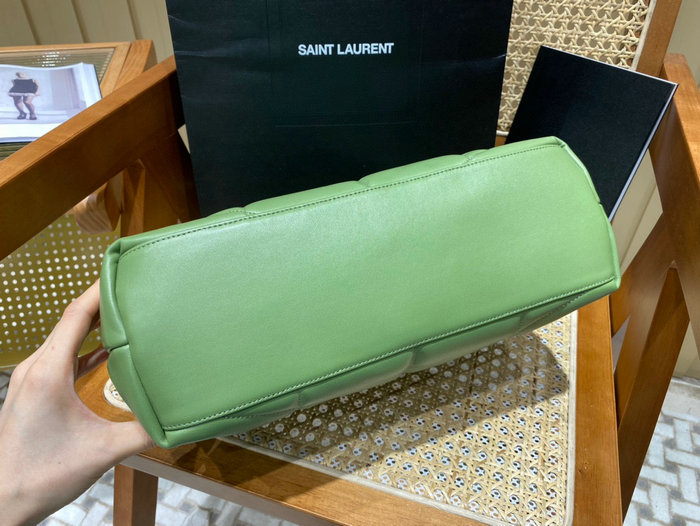 Saint Laurent Loulou Puffer Medium Bag Green 577475