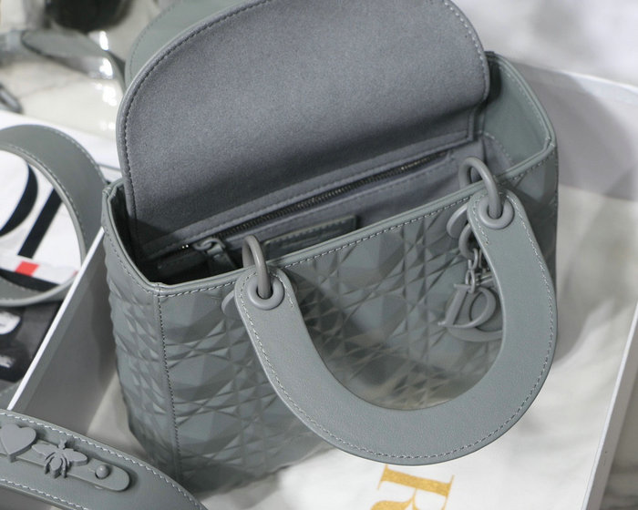 Small Lady Dior My Abcdior Bag Grey DM6004