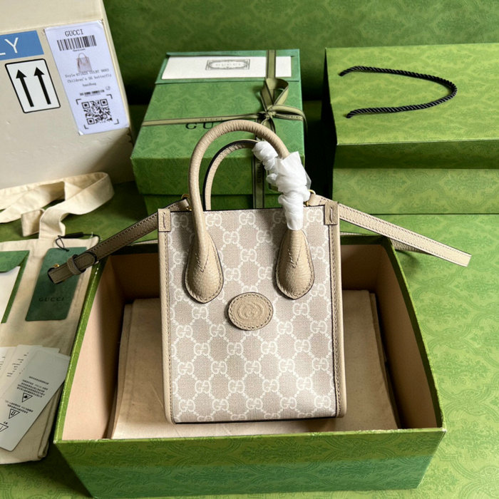 Gucci Mini tote bag with Interlocking G 671623