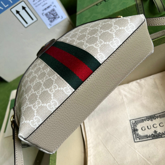 Gucci Ophidia small GG shoulder bag White 499621