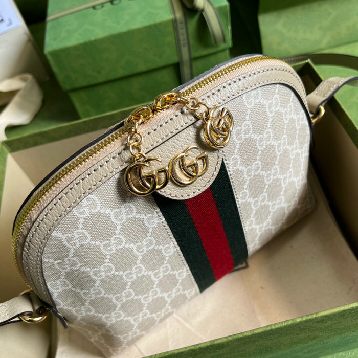 Gucci Ophidia small GG shoulder bag White 499621