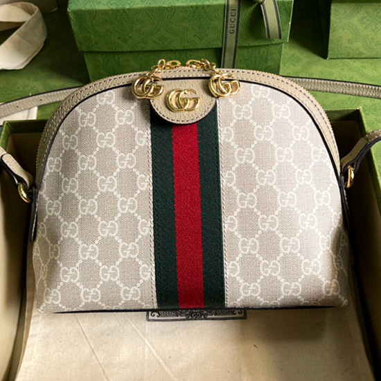 Gucci Ophidia small GG shoulder bag White 499621