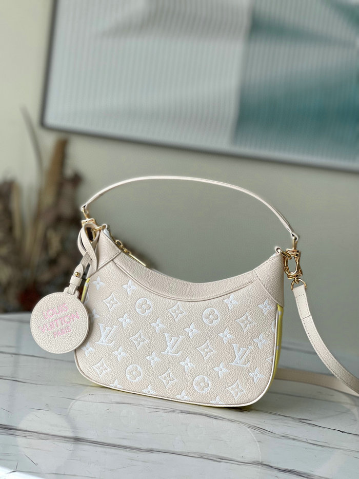 Louis Vuitton Monogram Empreinte Bagatelle Beige M46113