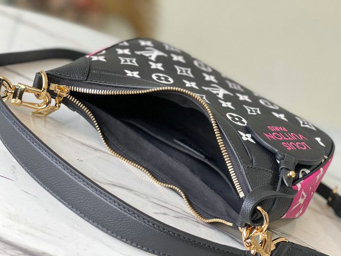 Louis Vuitton Monogram Empreinte Bagatelle Black M46113