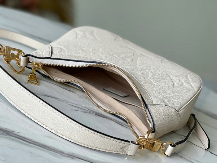 Louis Vuitton Monogram Empreinte Bagatelle White M46002