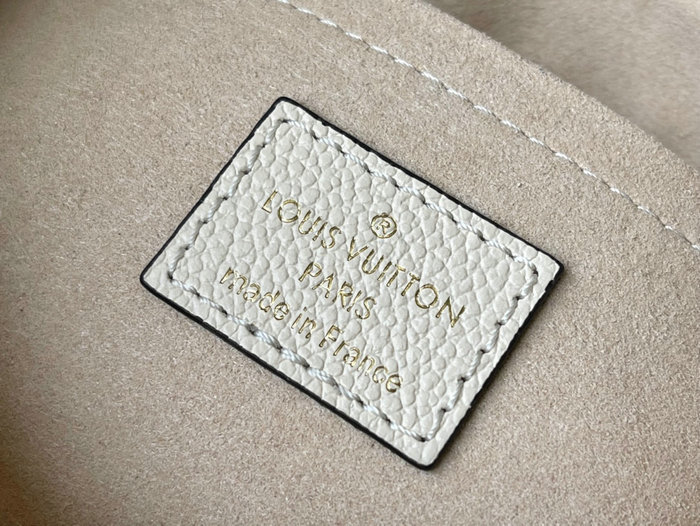 Louis Vuitton Monogram Empreinte Bagatelle White M46002