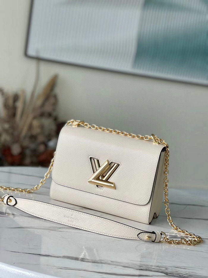 Louis Vuitton Twist MM White M59686