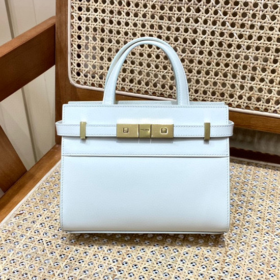 Saint Laurent Manhattan Nano Bag White 593741