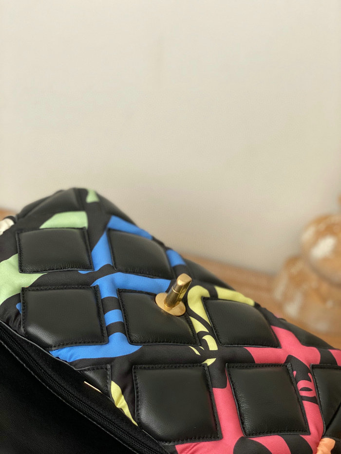 Chanel 19 Lambskin Flap Bag Multicolor AS1160
