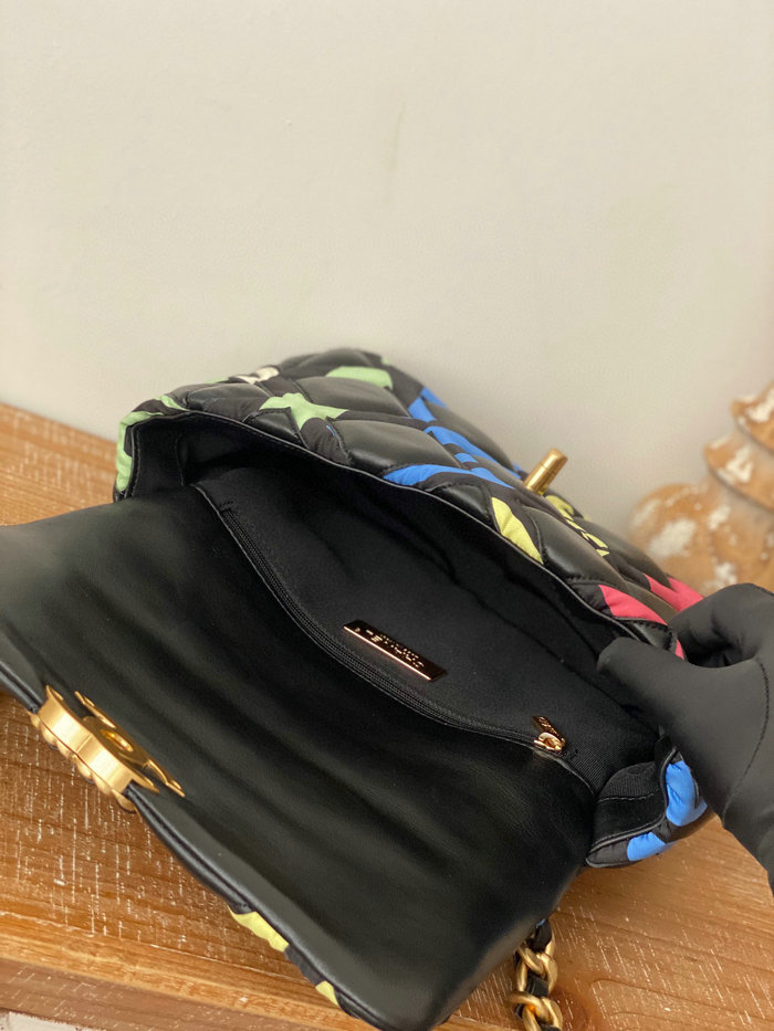 Chanel 19 Lambskin Flap Bag Multicolor AS1160