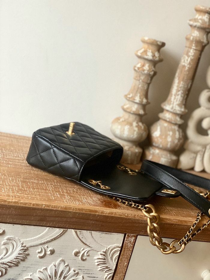 Chanel Lambskin Small Flap Bag Black AS3109