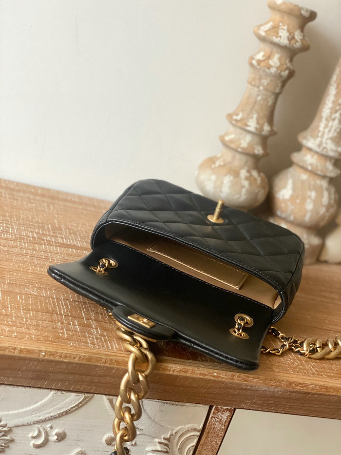 Chanel Lambskin Small Flap Bag Black AS3109