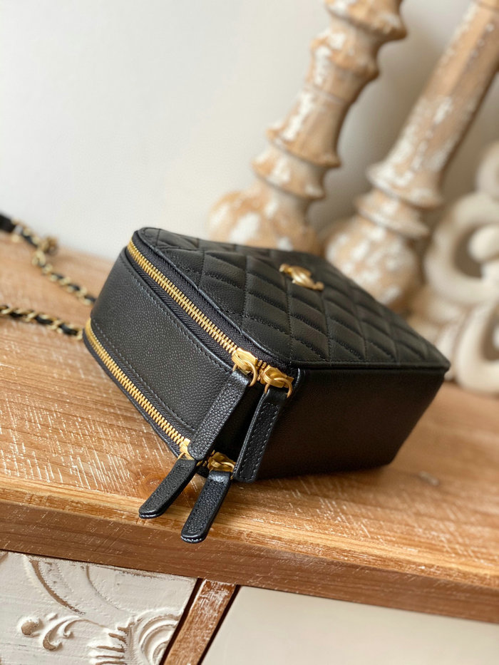 Chanel Vanity Case Bag Black AP3222