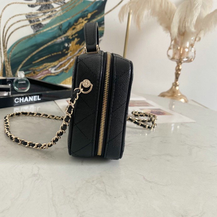 Chanel Vanity Case Bag Black AS3168