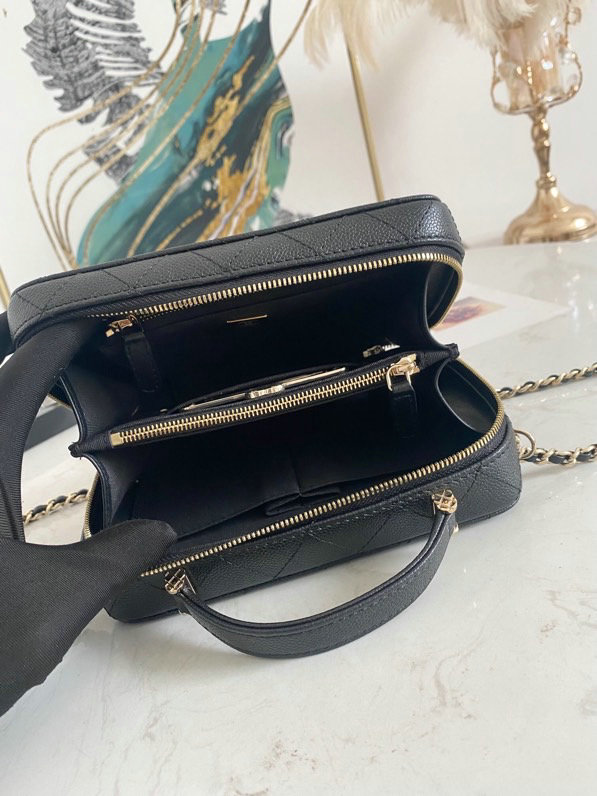 Chanel Vanity Case Bag Black AS3168