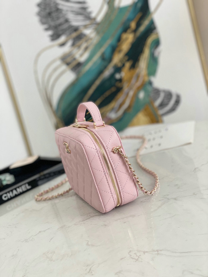 Chanel Vanity Case Bag Pink AS3168