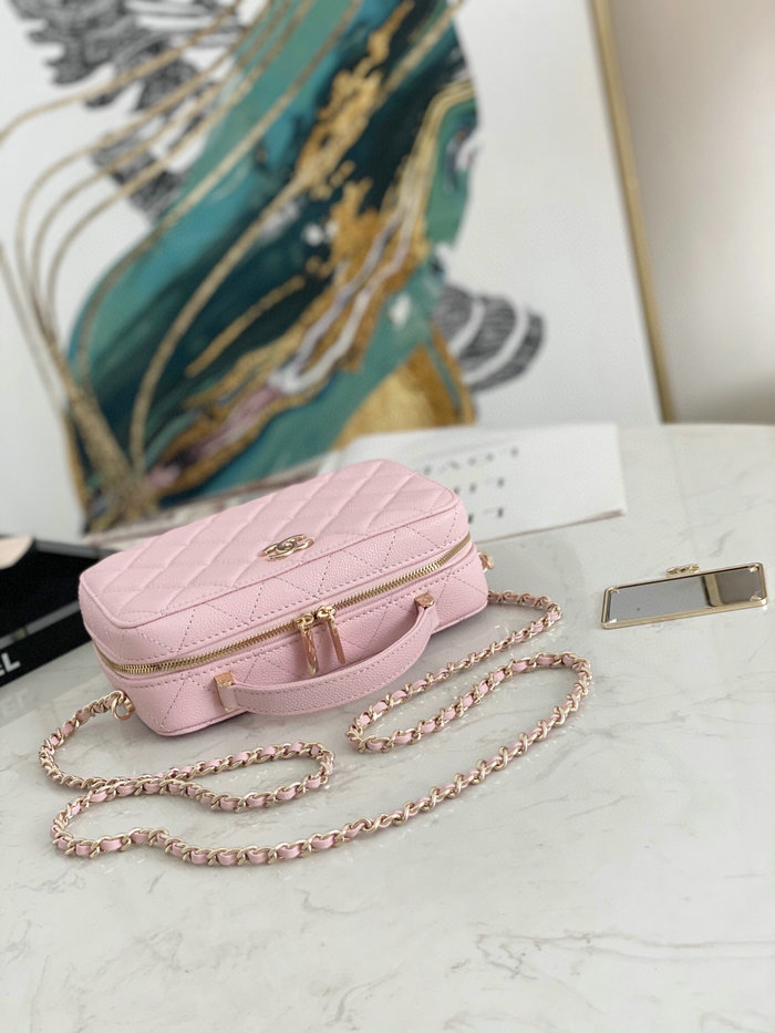 Chanel Vanity Case Bag Pink AS3168