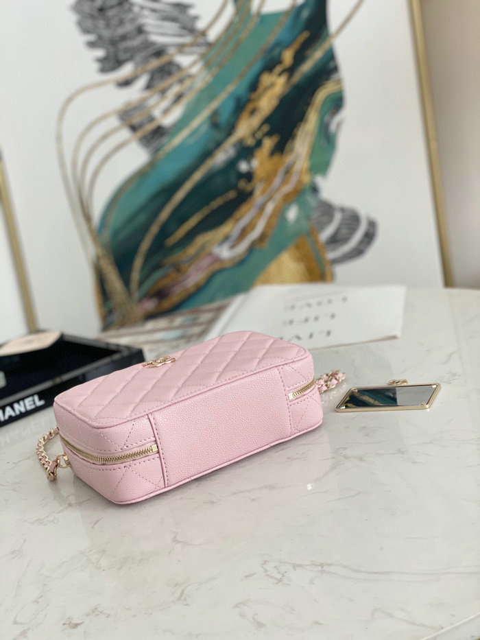 Chanel Vanity Case Bag Pink AS3168