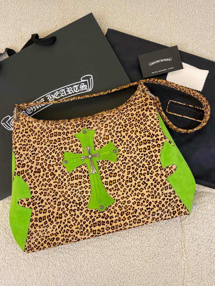 Chrome Hearts Leopard Cross Patch Bag C30083