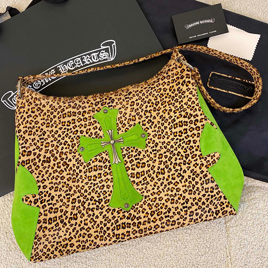 Chrome Hearts Leopard Cross Patch Bag C30083