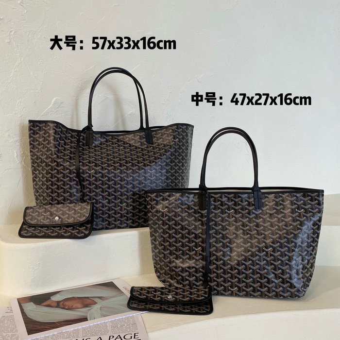 Goyard Saint Louis Tote Black G6001