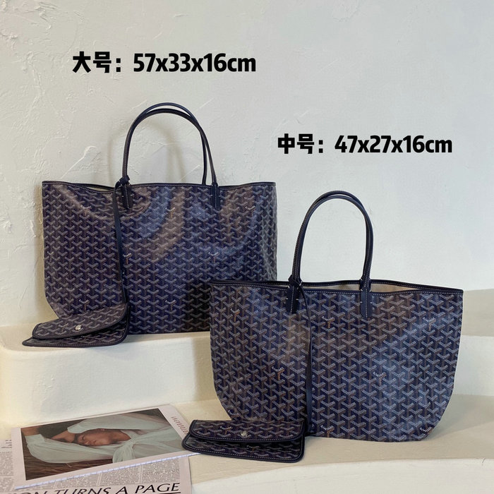 Goyard Saint Louis Tote Blue G6001