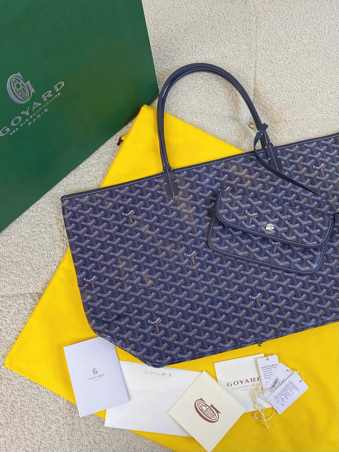 Goyard Saint Louis Tote Blue G6001