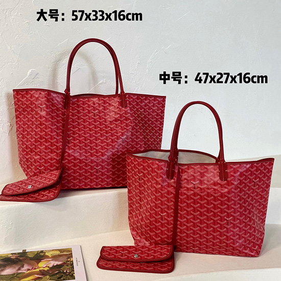 Goyard Saint Louis Tote Red G6001