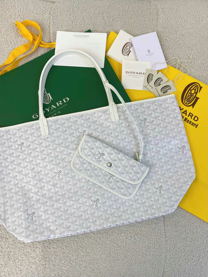 Goyard Saint Louis Tote White G6001