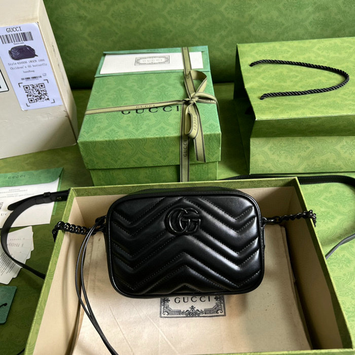 Gucci GG Marmont mini shoulder bag Black 634936