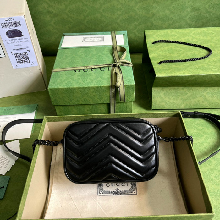 Gucci GG Marmont mini shoulder bag Black 634936