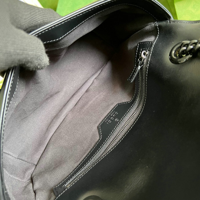 Gucci GG Marmont small shoulder bag Black 443497