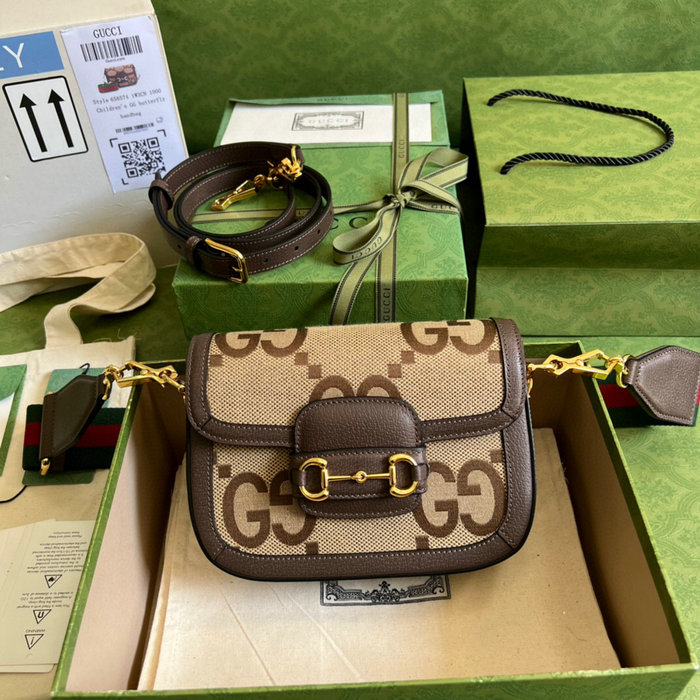 Gucci Horsebit 1955 jumbo GG mini bag 658574