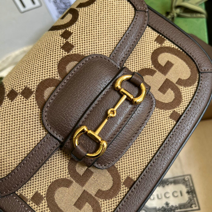 Gucci Horsebit 1955 jumbo GG mini bag 658574