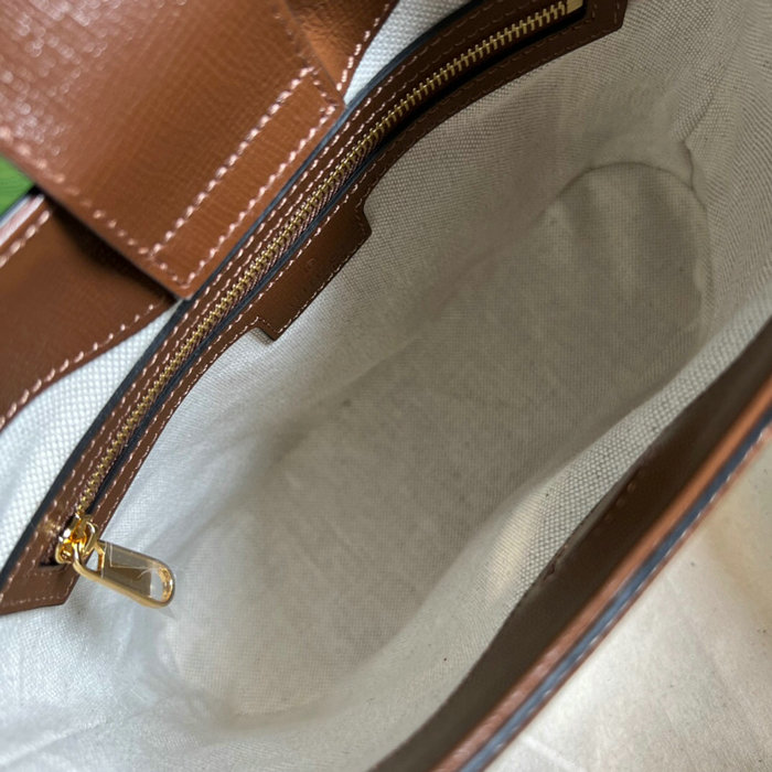 Gucci Large shoulder bag with Interlocking G Brown 696011