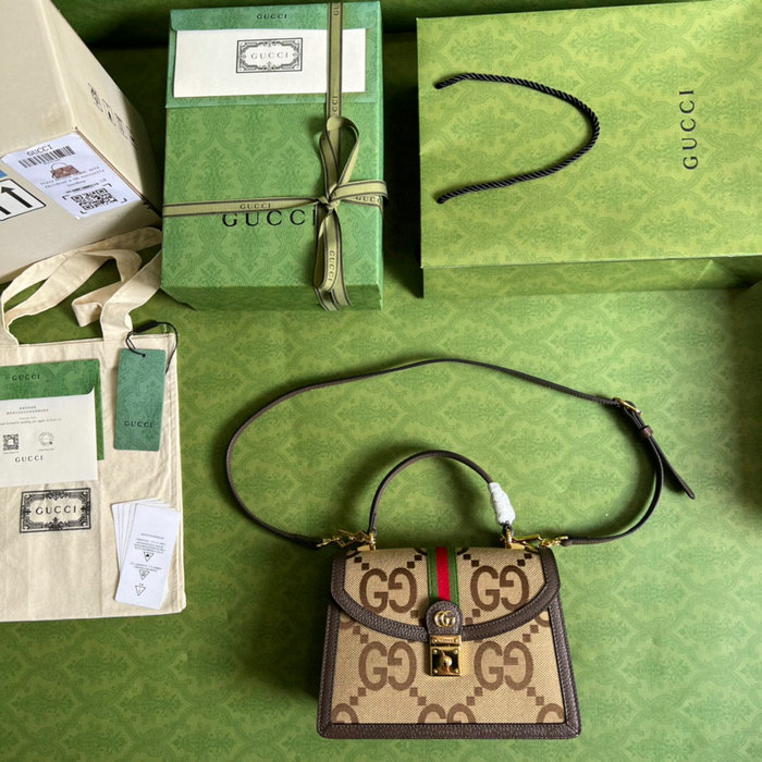 Gucci Ophidia Jumbo GG small top handle bag 651055