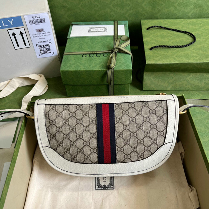 Gucci Ophidia large shoulder bag White 674096